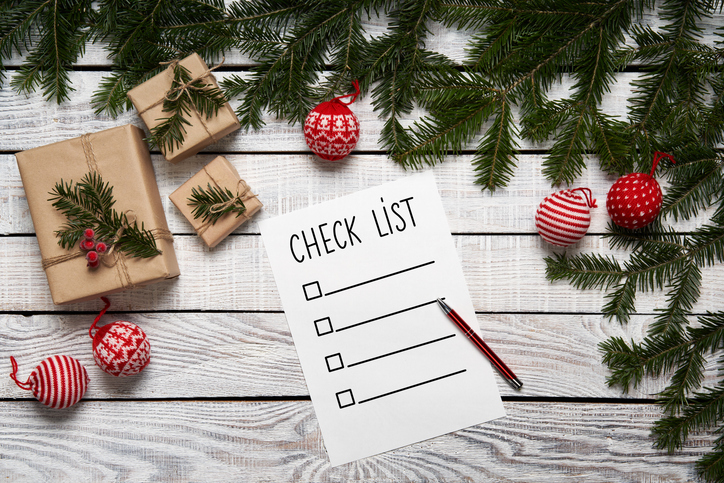 HOBI- Holiday checklist
